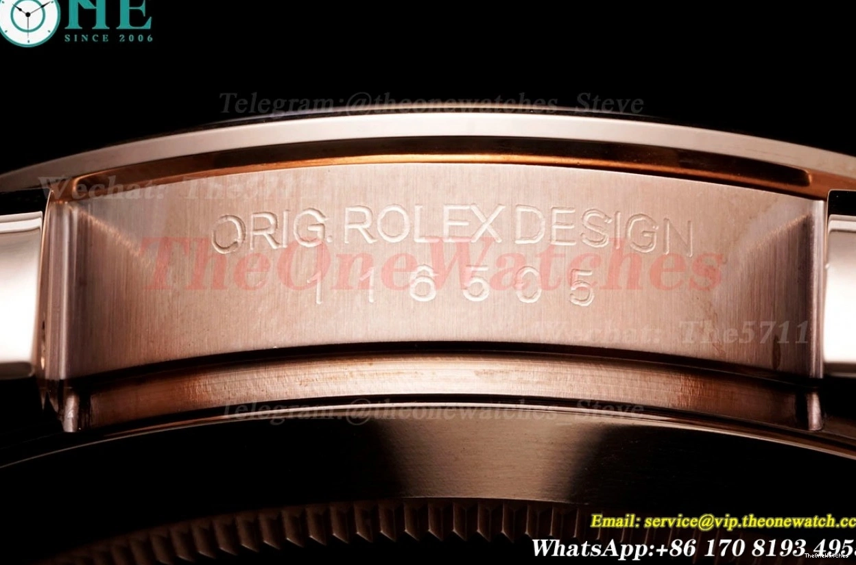 RG 116505 40mm RG Blk SA4130 RG Daytona KING 0103